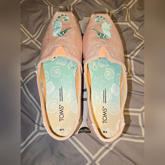 Toms Seahorse Shoes, Size 6, NWT/IB - Picture 1 of 4